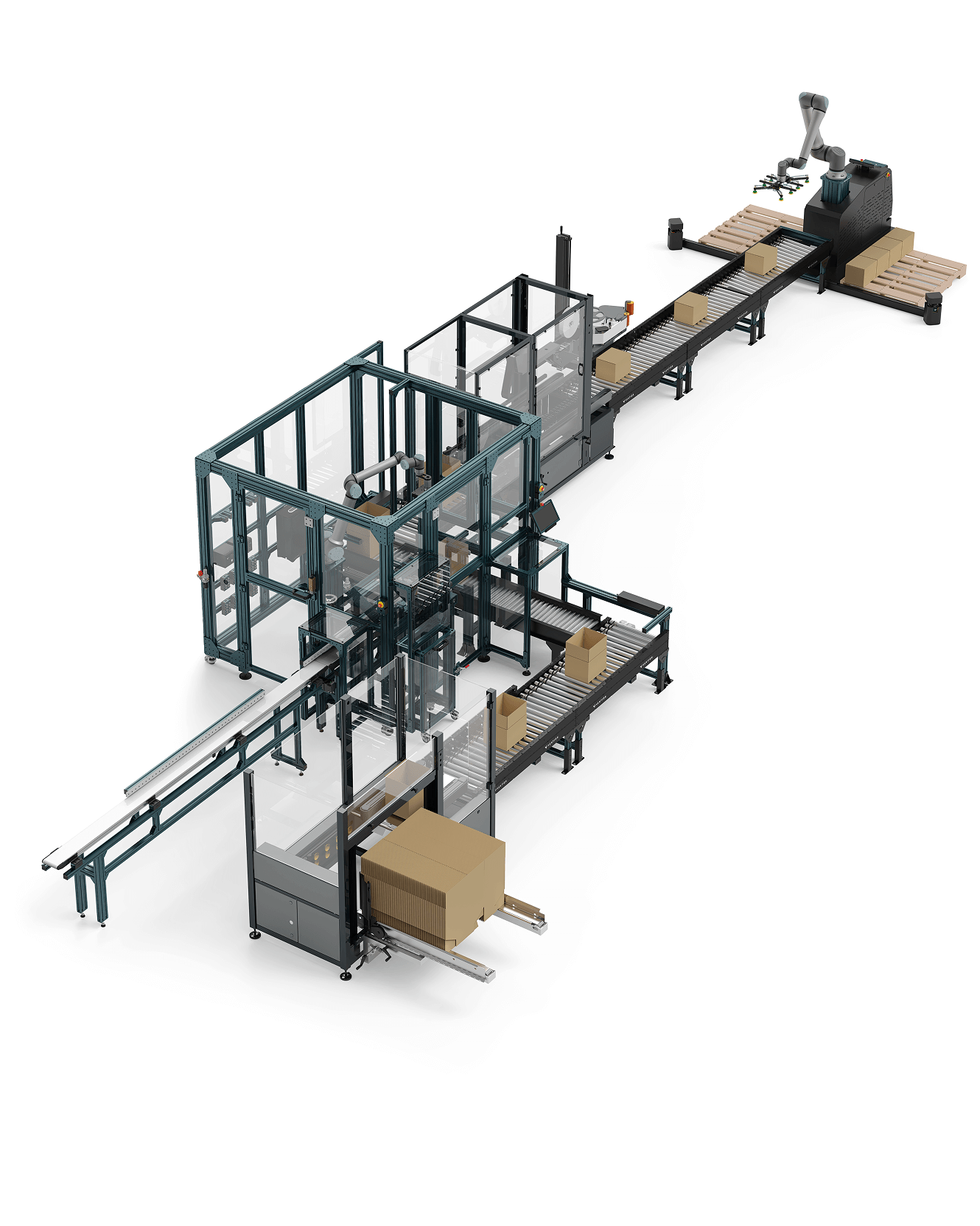 Vention vollständiges System Cobot Palettierer