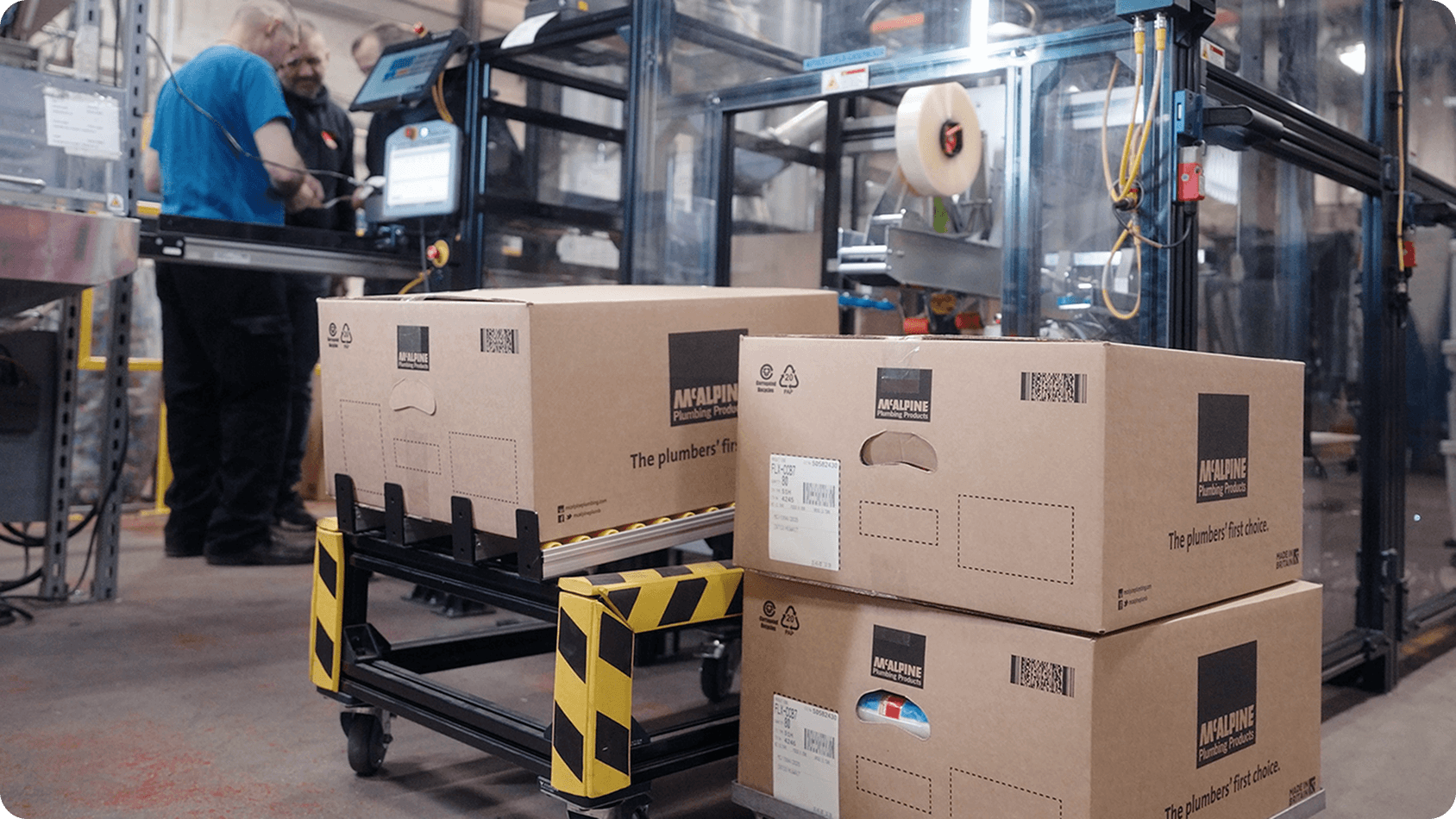 McAlpine & Co. Automated Case Packing with Vention