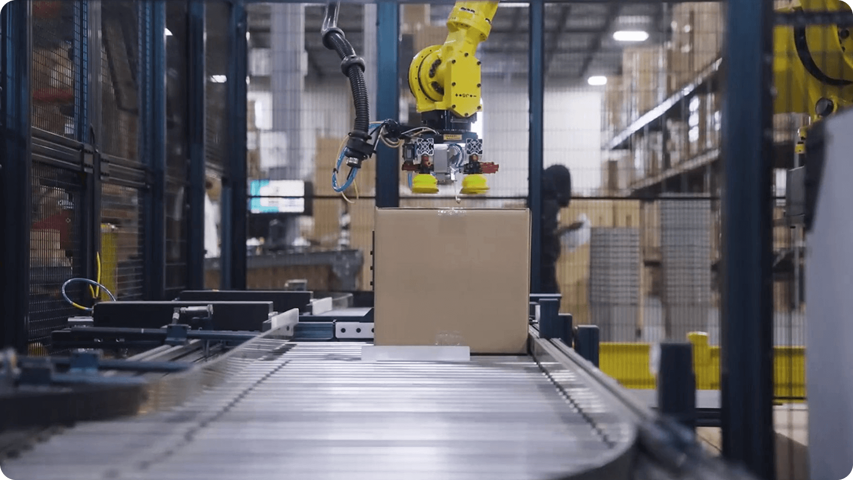 Rev-A-Shelf chose a turnkey palletizing solution