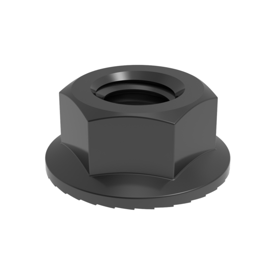 Part M8 X1.25 Serrated Flange Locknut image