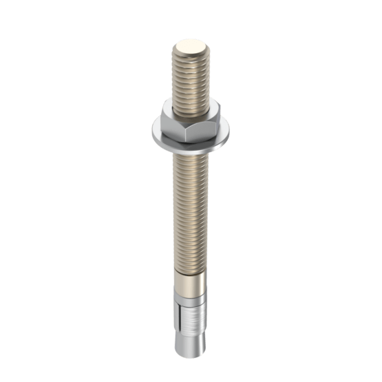 Concrete Wedge Anchors (Bag of 8), 3/8 x 5 in