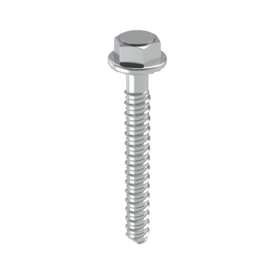 Concrete Screw Anchors (Bag of 8), 3/8 x 3 in