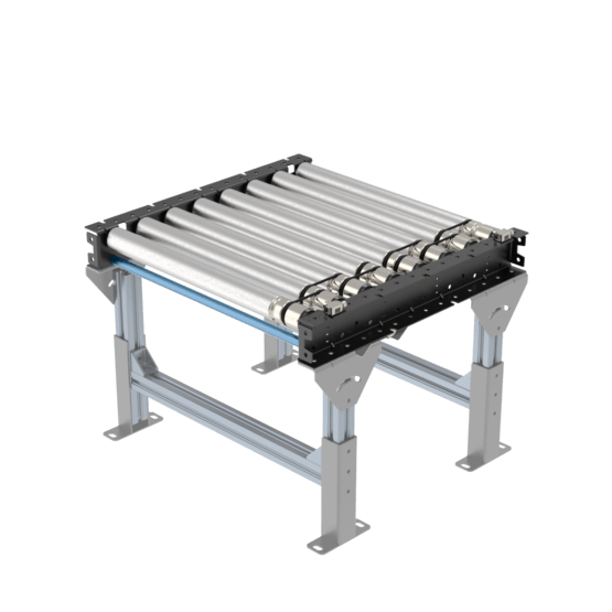 O-Ring Roller Conveyor 630 mm Powered Straight Section with 1 Zone 