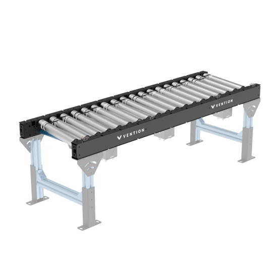 Left-to-Right Skewed 3-Zone O-Ring Conveyor (1575mm L x 405mm W)