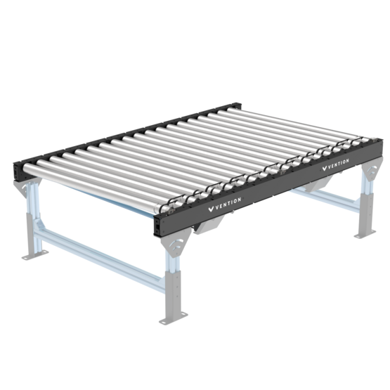 Right-to-Left Skewed 2-Zone O-Ring Conveyor (1575mm L x 945mm W)