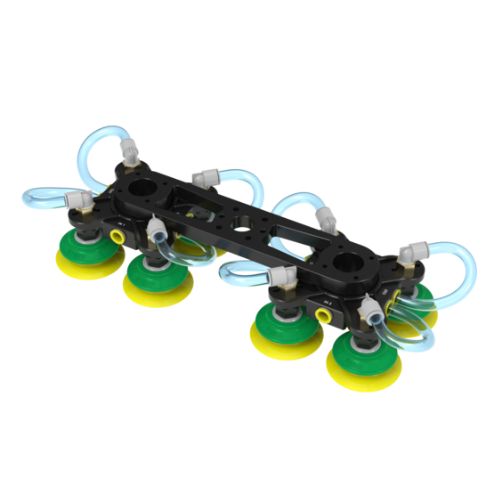 Vention Modular Vacuum Double Gripper, Small (75mm Cups)