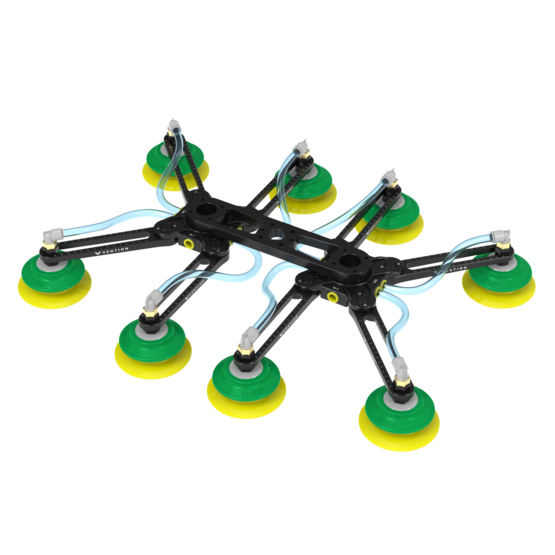 Vention Modular Vacuum Double Gripper, Large (110mm Cups)