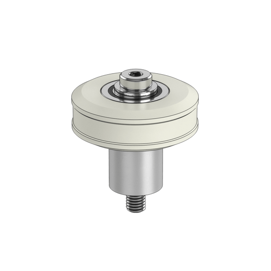 Part Large Nylon Roller Wheel with Concentric Bushing image