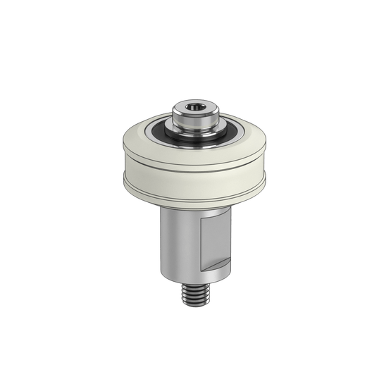 Part Small Acetal Roller Wheel with Eccentric Bushing image