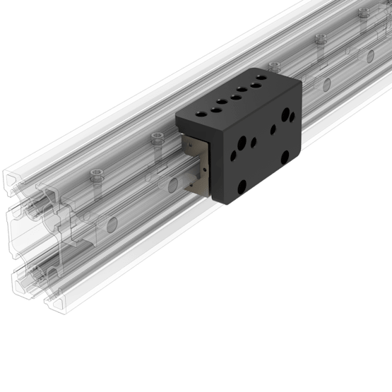Fixed Mount 20mm Series Profile Guide Bearing Carriage