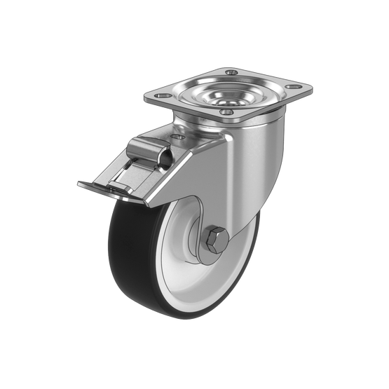 Blickle Swivel Caster Wheel with Brake, 350kg Capacity