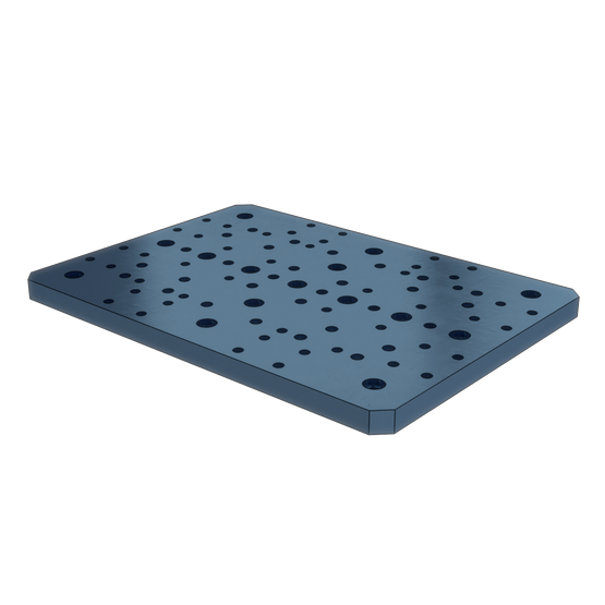 Part 235x325mm Aluminum Tooling Plate image