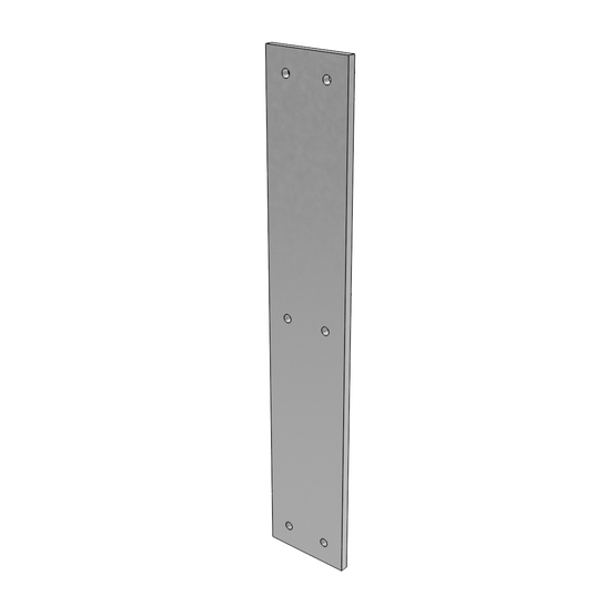 Part 495x90mm Machinable Blank Plate image