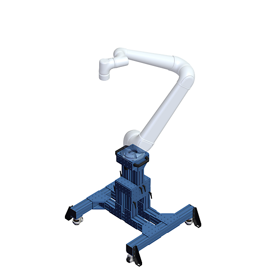 Medium Robot Pedestal - Mobile and Height Adjustable