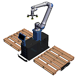 Universal Robots UR20 Rapid Cobot Palletizer