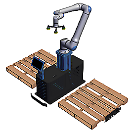 UR20 Rapid Series Fixed Pedestal Palletizer