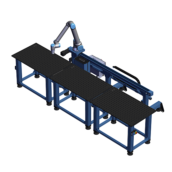 UR10e 7th Axis Triple Welding Table 