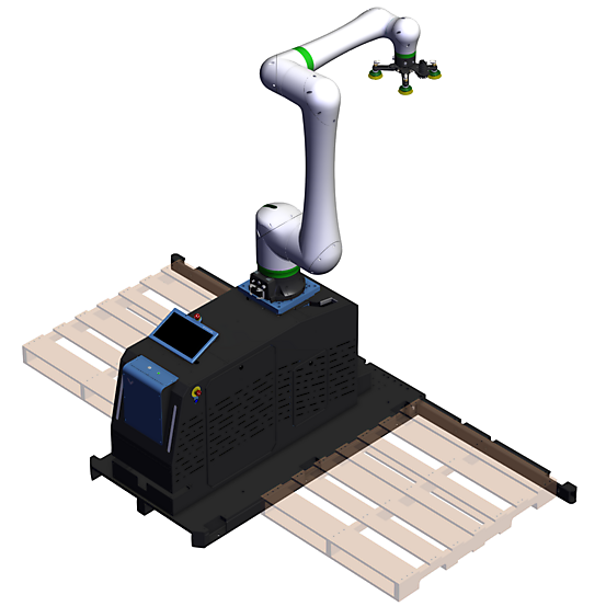 CRX30 Telescopic Pedestal Rapid Series Palletizer 2