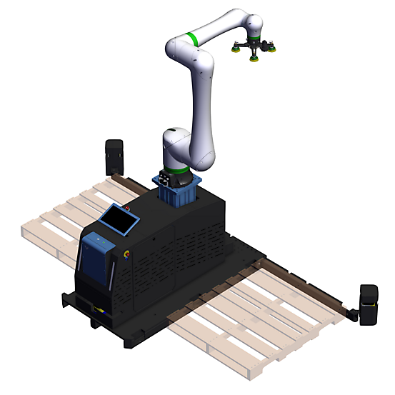 CRX30 Fixed Pedestal Rapid Series Palletizer 2 with Safety CRX30 Fixed Pedestal Rapid Series Palletizer 2 with Safety