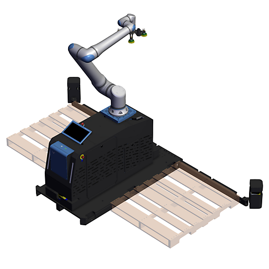 UR20 Telescopic Pedestal Rapid Series Palletizer 2 with Safety UR20 Telescopic Pedestal Rapid Series Palletizer 2 with Safety
