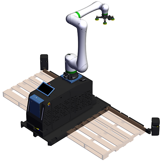 CRX30 Telescopic Pedestal Rapid Series Palletizer 2 with Safety CRX30 Telescopic Pedestal Rapid Series Palletizer 2 with Safety