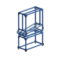 Part dispenser for a Universal Robots and CNC lathe