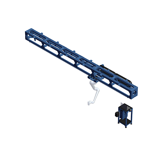 Robot Transfer Unit - Overhead Rack and Pinion Gantry System 6m