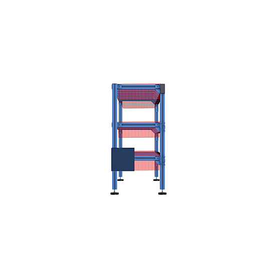 Shelving - TAMU  Side view