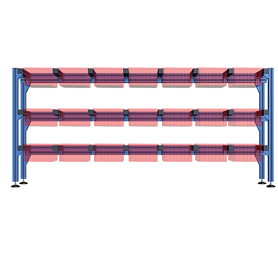 Shelving - TAMU  Front view