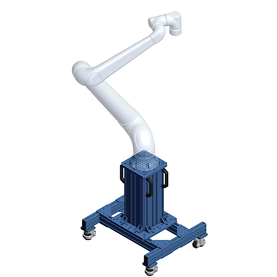 Robot Pedestal – Mobile Angled view