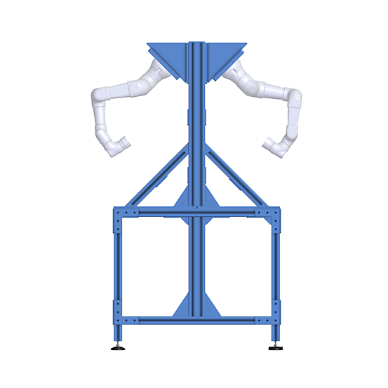 Dual Overhead Robot Workstation