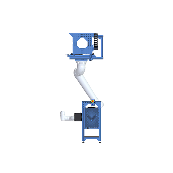 Robot Transfer Unit - Overhead Rack and Pinion Gantry System 6m Side view