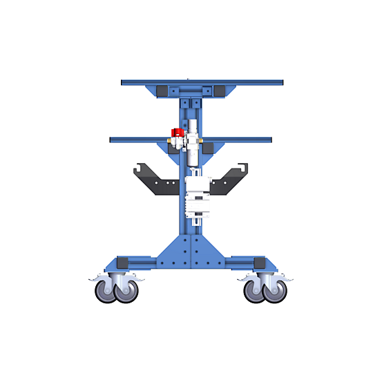 Cobot Pedestal for Tending: Mobile Side view