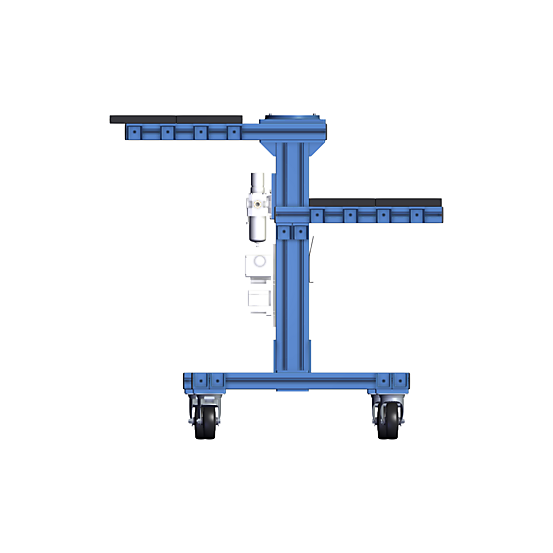Cobot Pedestal for Tending: Mobile Front view