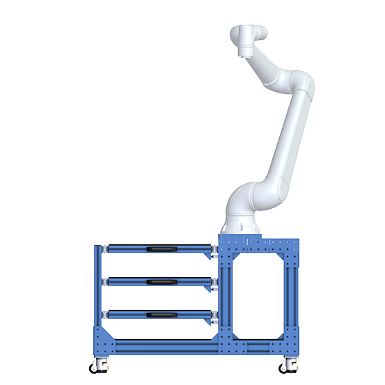 Drawer System for Machine Tending - Medium Cobots Front view