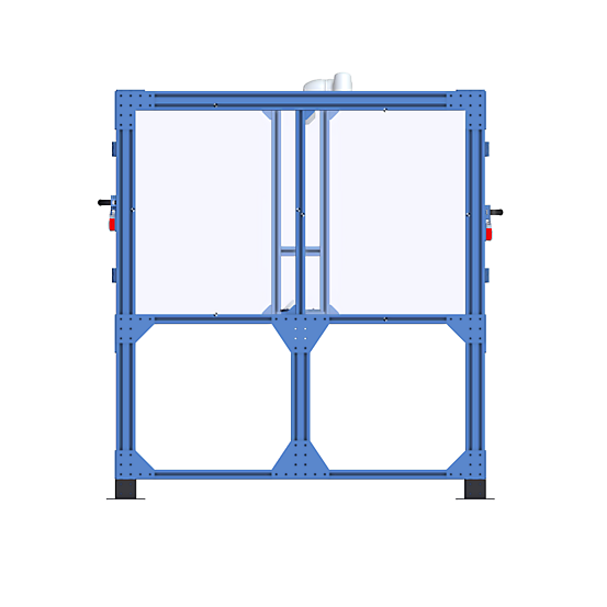 Medium Robot Cell Structure - Enclosed