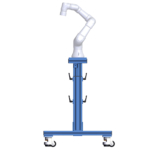 XSmall Cobot Pedestal - Mobile and Telescopic