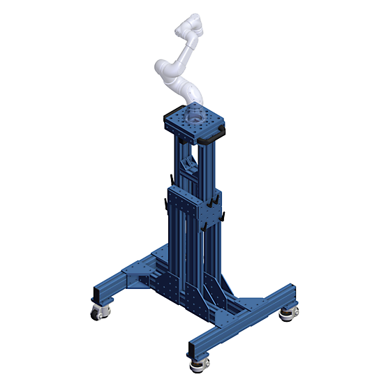 Small Robot Pedestal - Mobile and Height Adjustable