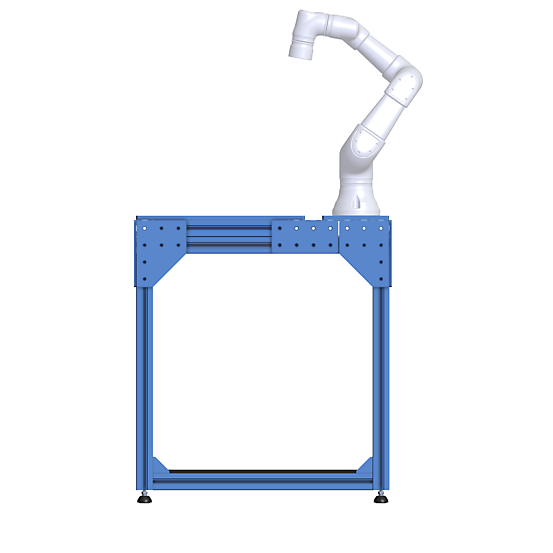 Small Robot Workstation - Tooling Plate Work Surface