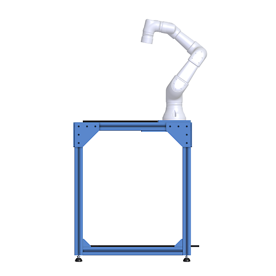 X-Small Robot Workstation - Plastic Panel Work Surface