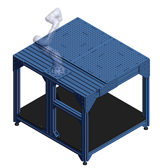 Small Robot Station - Tooling Plate Work Surface