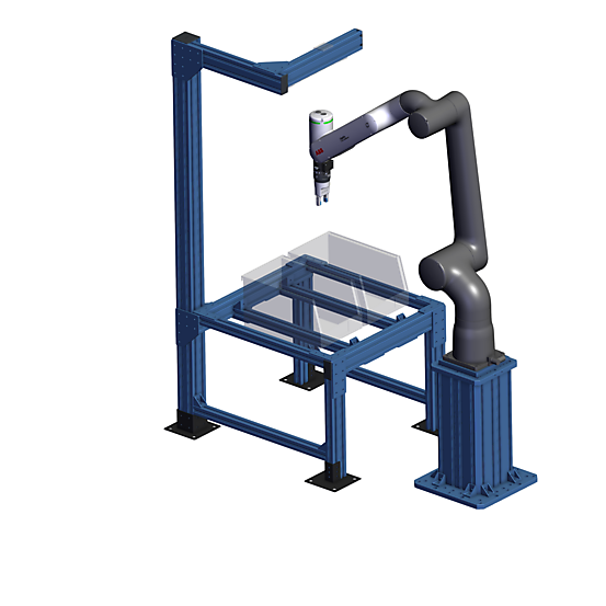 ABB GoFa Robot Arm Bin Picking Frame