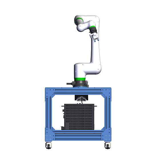 FANUC CRX Machine Tending Workstation with Flat Tray