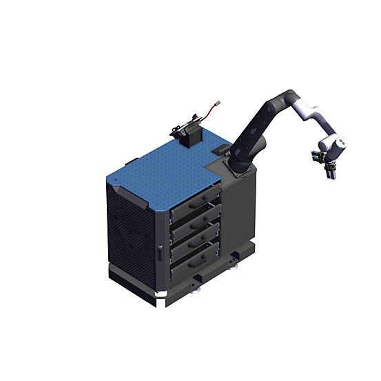 GoFa12 Drawer System for Machine Tending