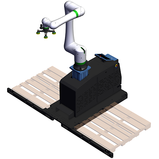 CRX30 Fixed Pedestal Rapid Series Palletizer 2 Angled view
