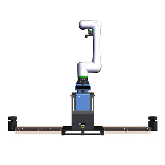 CRX30 Fixed Pedestal Rapid Series Palletizer 2 with Safety Front view