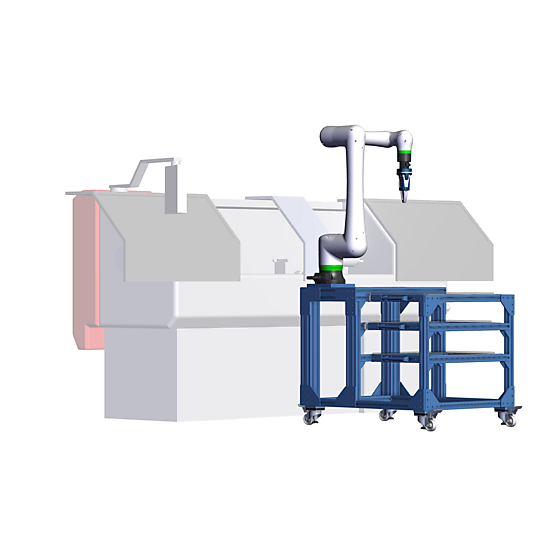 Robot Programming Demo - Machine tending with CRX10iaL