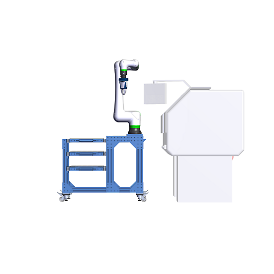 Robot Programming Demo - Machine tending with CRX10iaL